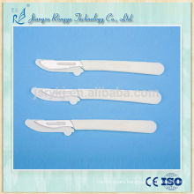 Disposable medical stainless steel surgical saclpel blades